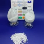 Image of titanium dioxide masterbatch used in plastic films and coatings