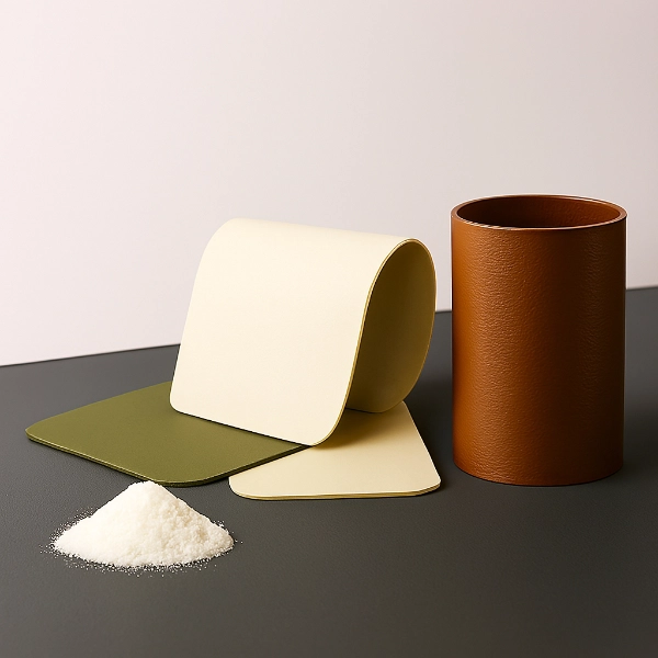 titanium dioxide leather finishing