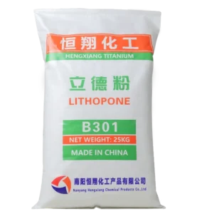 25KG Industrial Bag of Lithopone 301 White Pigment Lithopone Powder, MADE IN CHINA, HengXiang Titanium