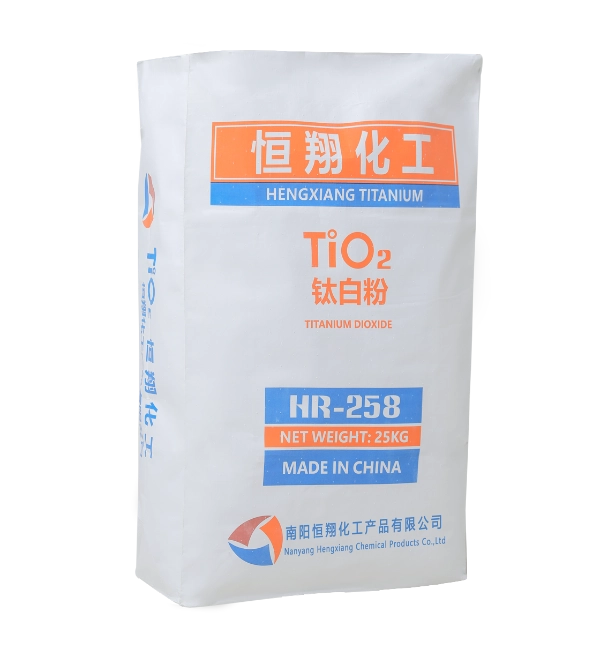 25kg bag of HR258 Titanium Dioxide Rutile Grade TiO2, Chloride Process, Made In China from HengXiang Titanium