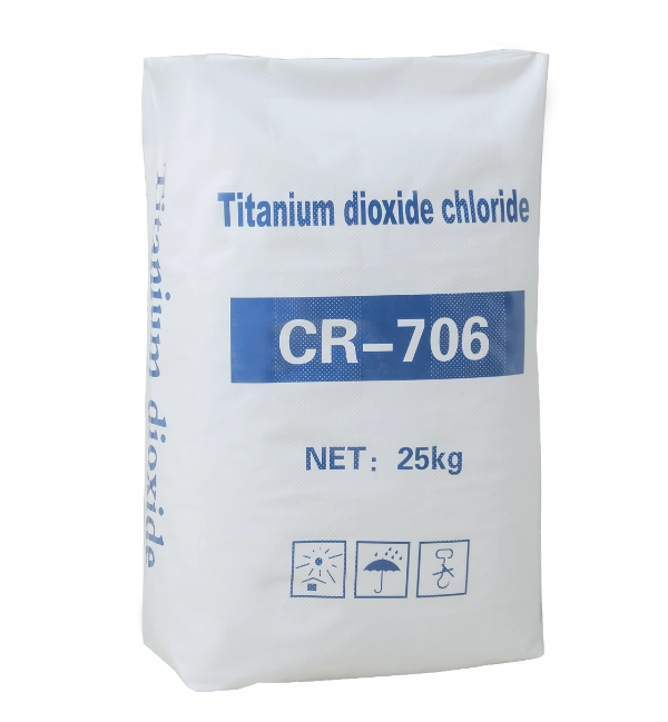 Chloride process TiO2 CR706 Titanium Dioxide Rutile pigment in 25kg industrial bag