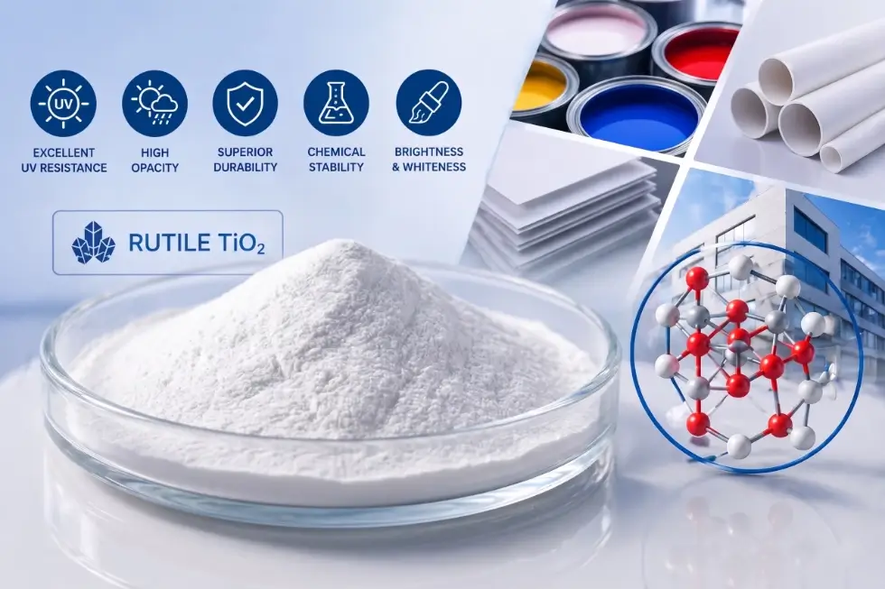 Rutile Titanium Dioxide Performance Characteristics and Industrial Applications