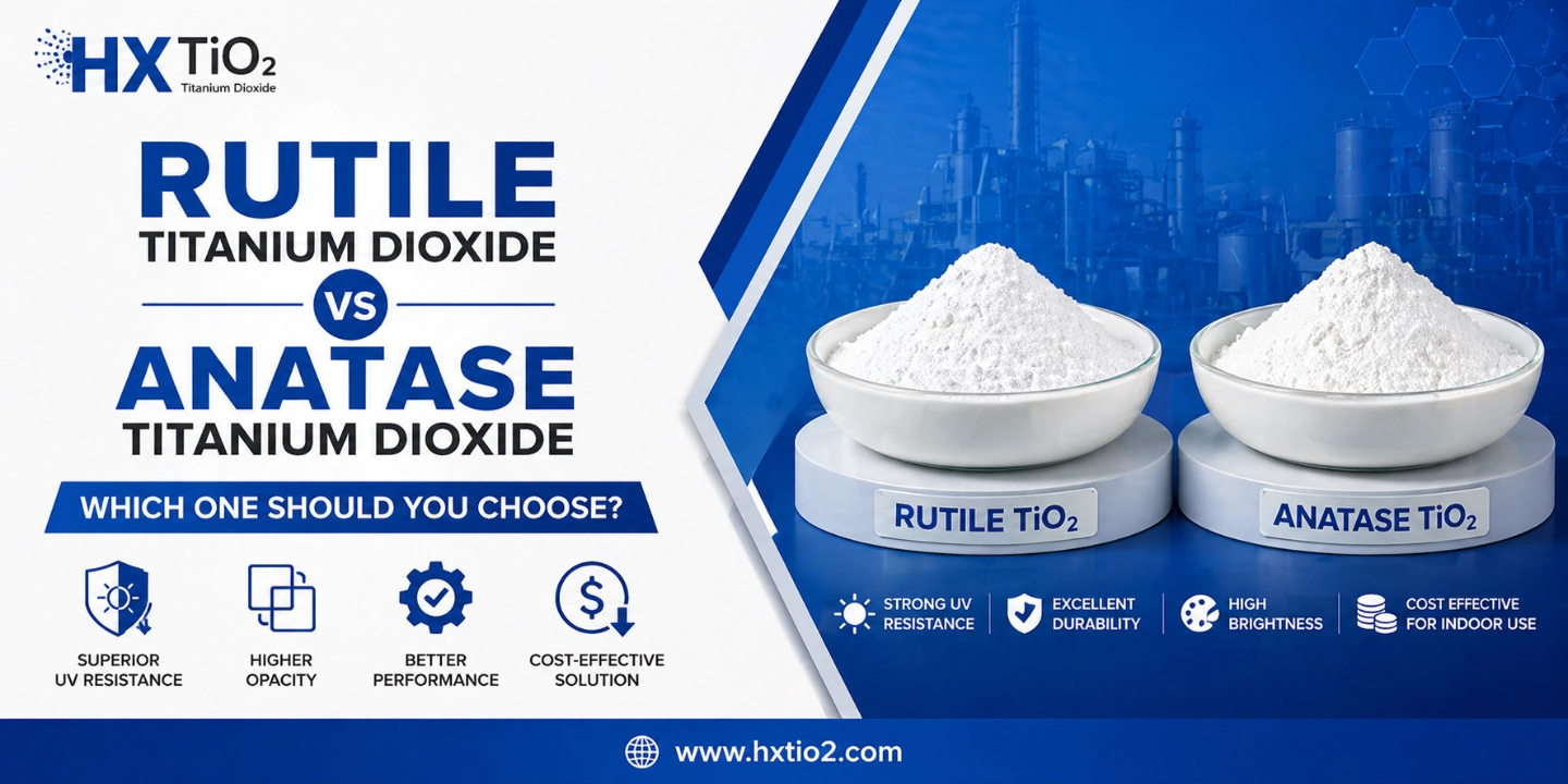 Rutile Titanium Dioxide Vs Anatase Titanium Dioxide — Which One Should You Choose HXTiO2